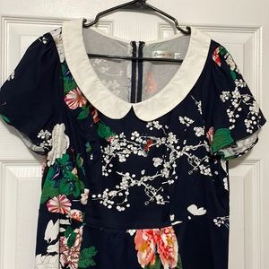 Sunny Girl Peter Pan Collar Dress, 1X